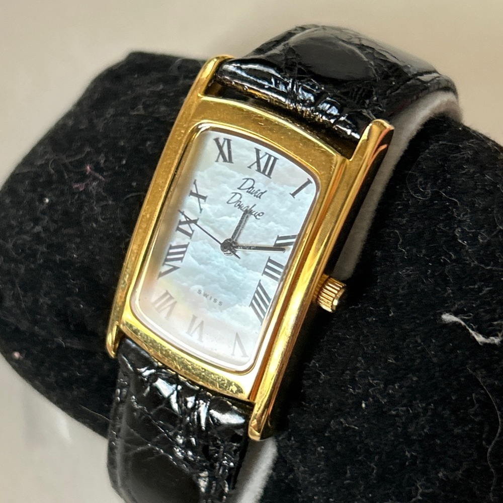 David Donahue Rectangular Watch Mother Of Pearl L… - image 4